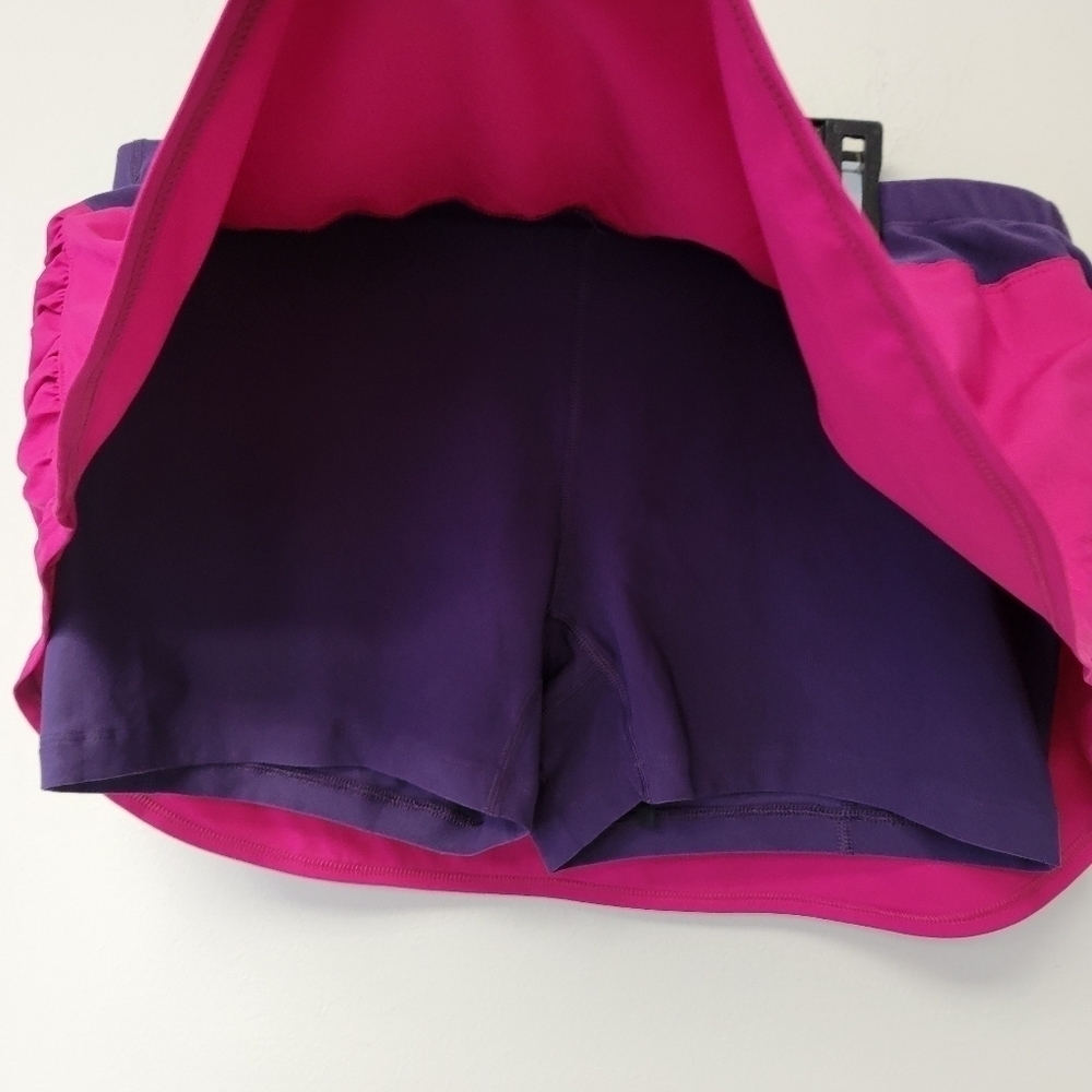 Nike Dri-fit Running Skort Pink Purple XL - Picture 3 of 12